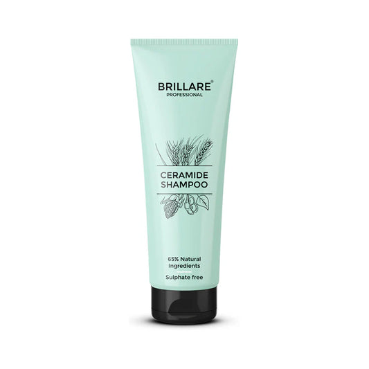 Brillare Ceramide Intense Damage Repair Shampoo for Dry, Damaged & Chemically Treated Hair | 200ml | Sulphate & Paraben Free